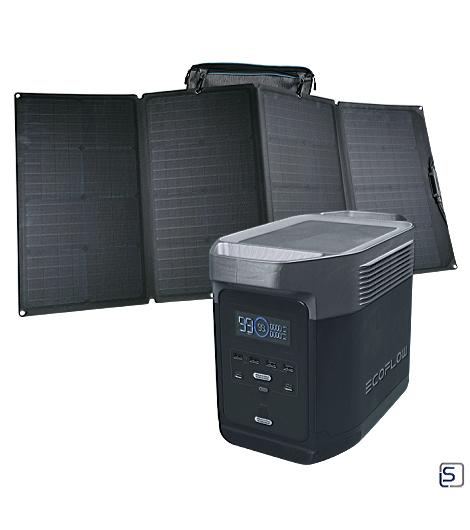 EcoFlow DELTA Powerstation 1260 Wh mit Solarpanel 160 W leasen